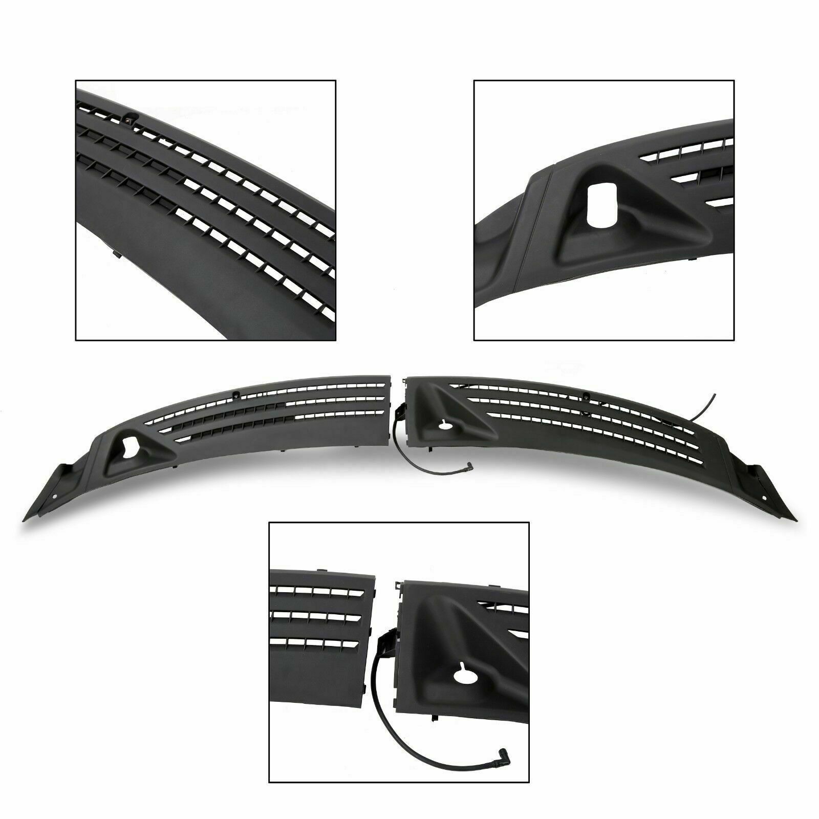 For 04-08 Ford F150 Left Right Upgraded Windshield Window Wiper Cowl Cover Panel