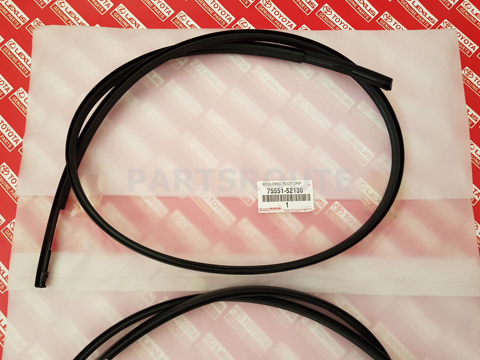 Toyota Yaris Hatchback 2006-2011 OEM Roof Drip Moulding Side Finish LH & RH PAIR