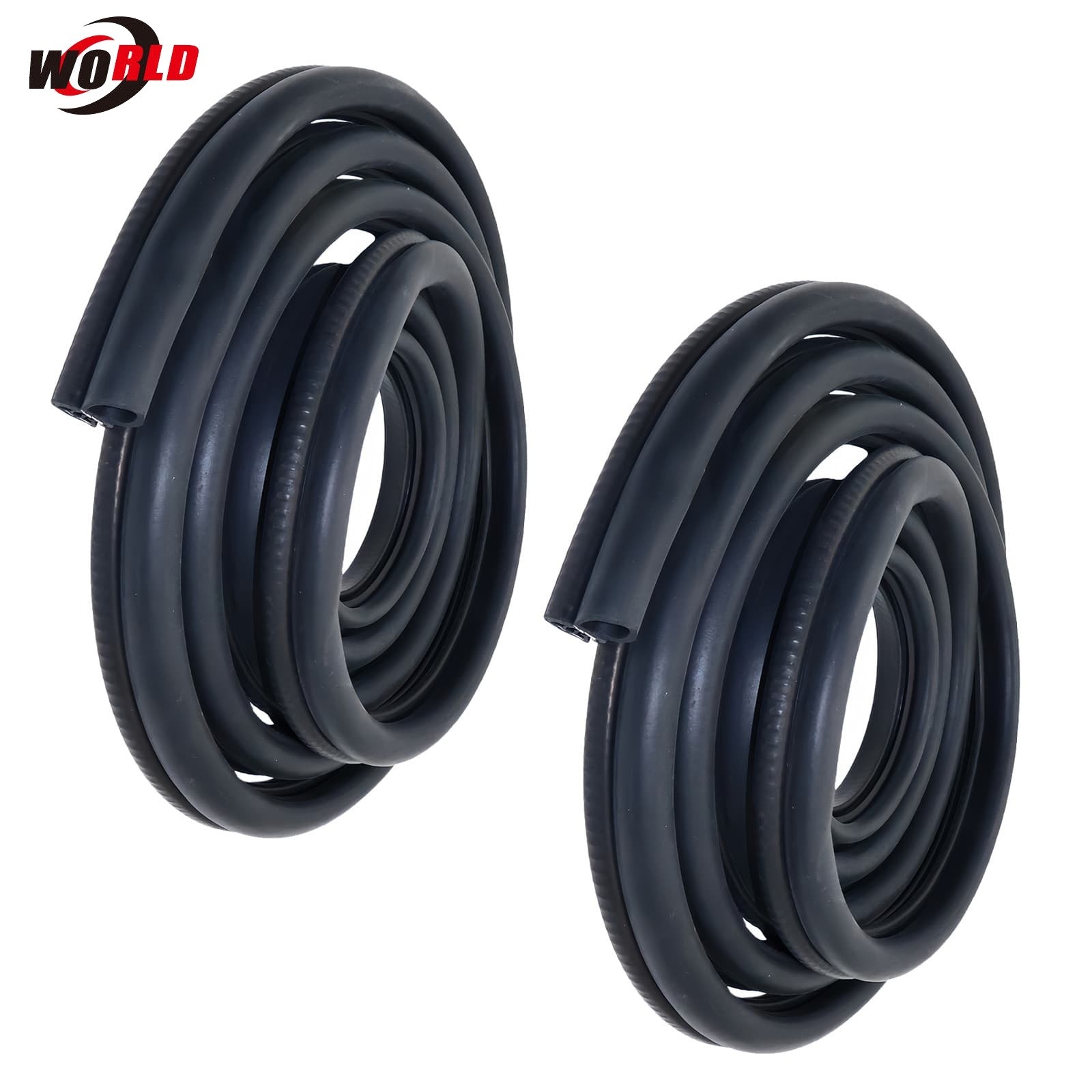 13.5Ft Cab Door Weatherstrip Rubber Seal Set For Peterbilt 379 389 359 330 357