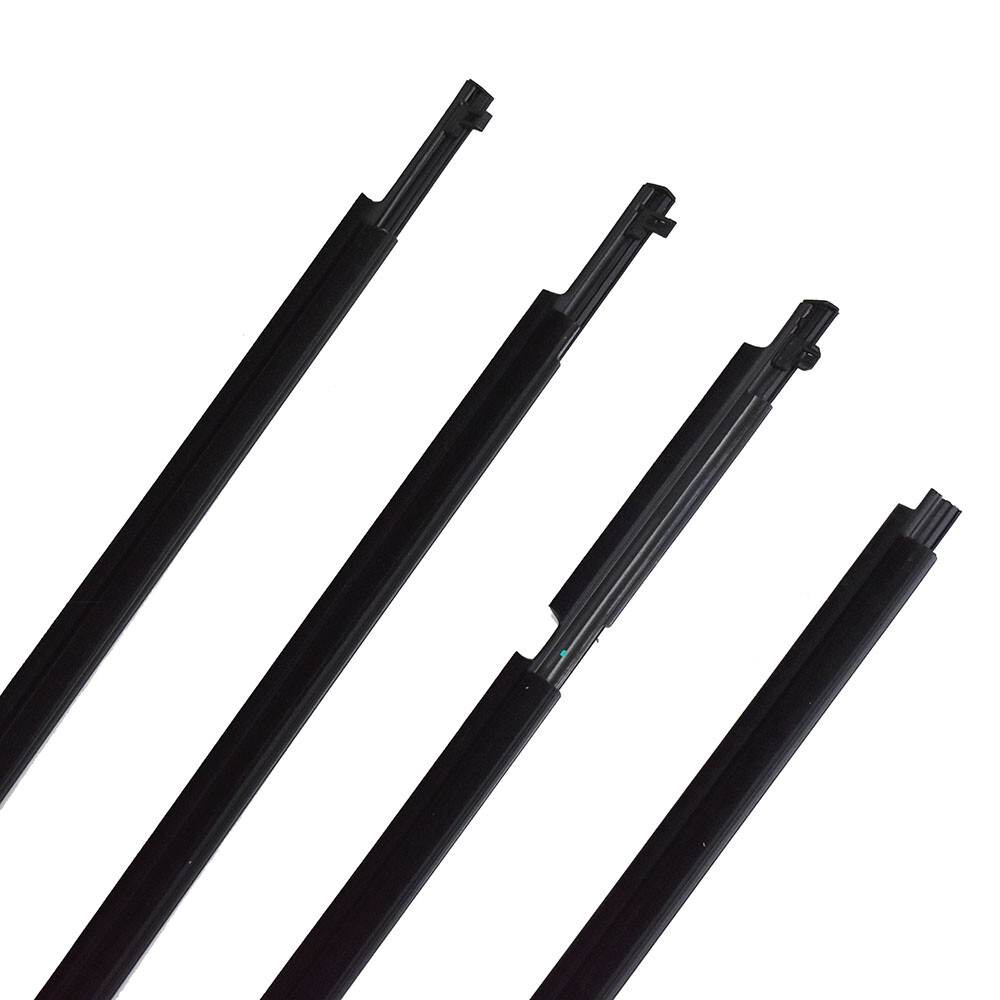For 2009-2012 Toyota RAV4 4Pcs New Weatherstrip Window Moulding Trim Seal Belt