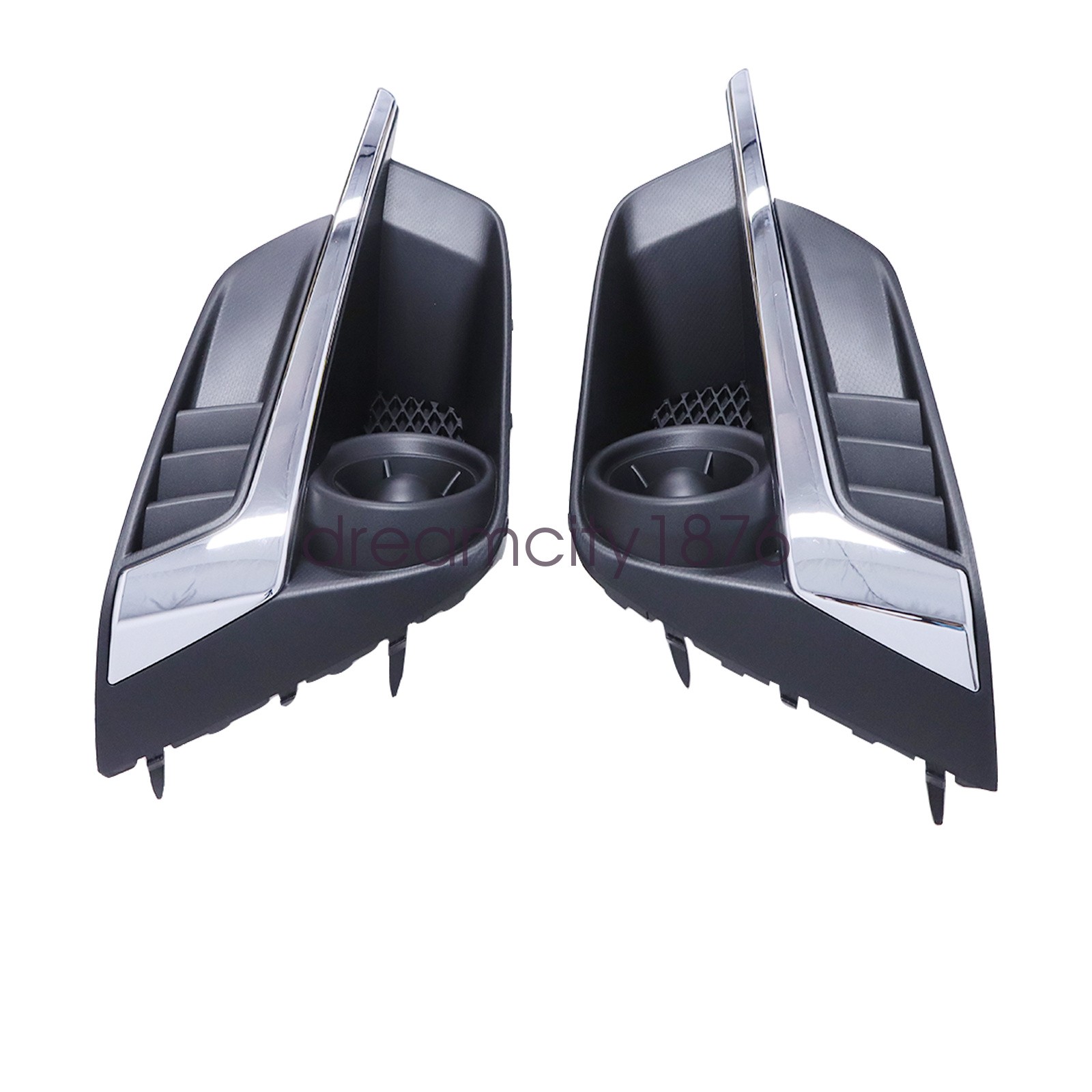 2PCS Left+Right Front Bumper Fog Light Cover Bezel for 2015-2016 Subaru Impreza