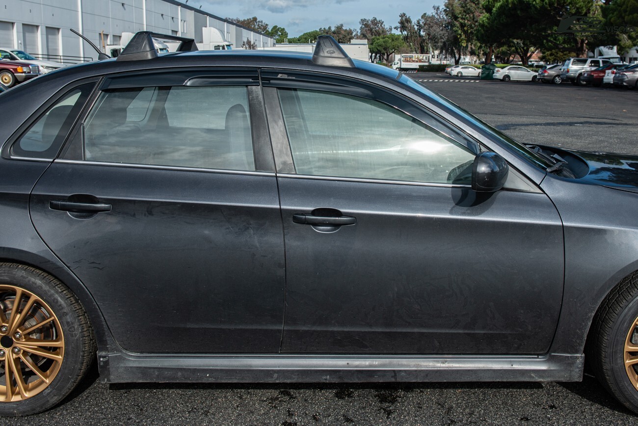 For 08-11 Impreza | 08-14 WRX STi | Mugen Tape-On Side Window Visor Rain Guards