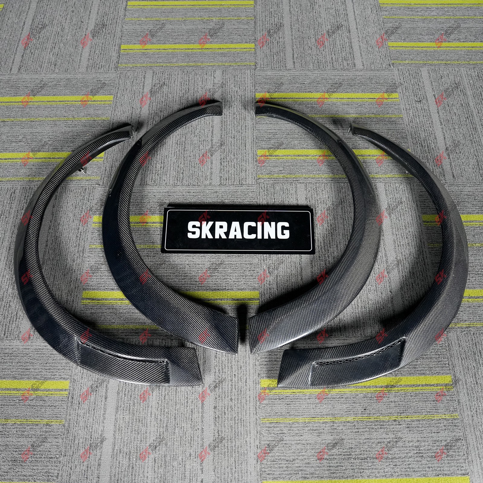Carbon Fiber/Unpainted Side Fender Flare Wheel Arch Cover Fits Mini Cooper F56