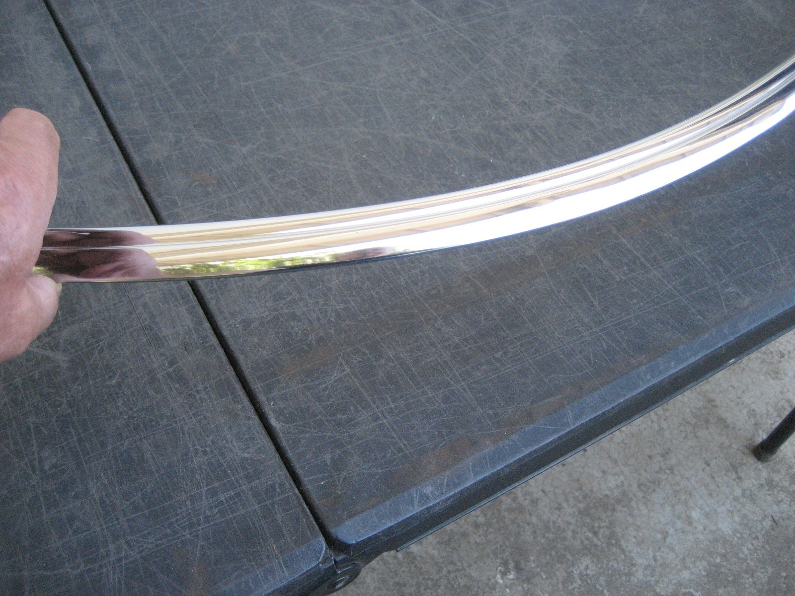 1958 BUICK WINDSHIELD MOLDING TRIM (4) PIECE-4 DOOR HARDTOP SUPER RIVIERA TRIM