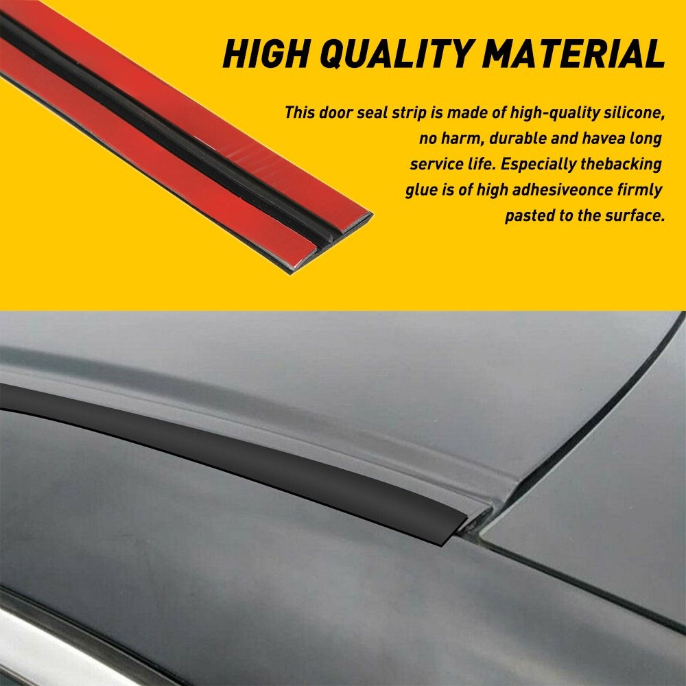T Windshield Rubber Molding Seal for Trim Universal Windscreen and Windows 10FT