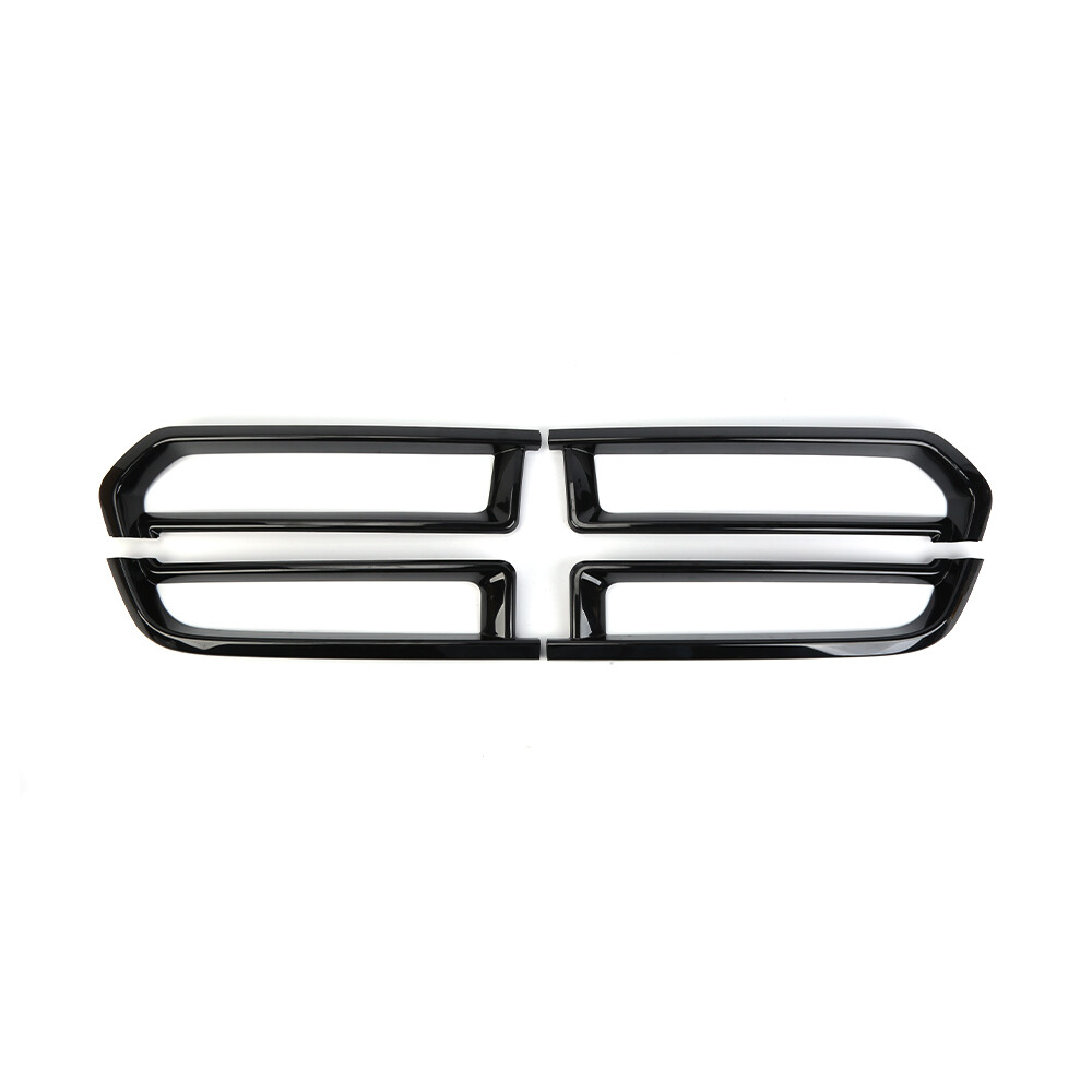 4PCS Black Front Grill Mesh Grille Inserts Trim Cover for Dodge Durango 2011-20