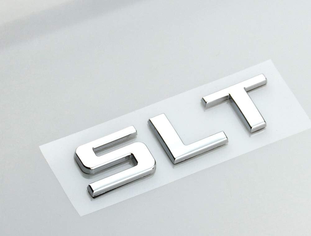 1Pc Rear Tailgate Bed SLT Emblem Lettering Nameplate Chrome 23256181