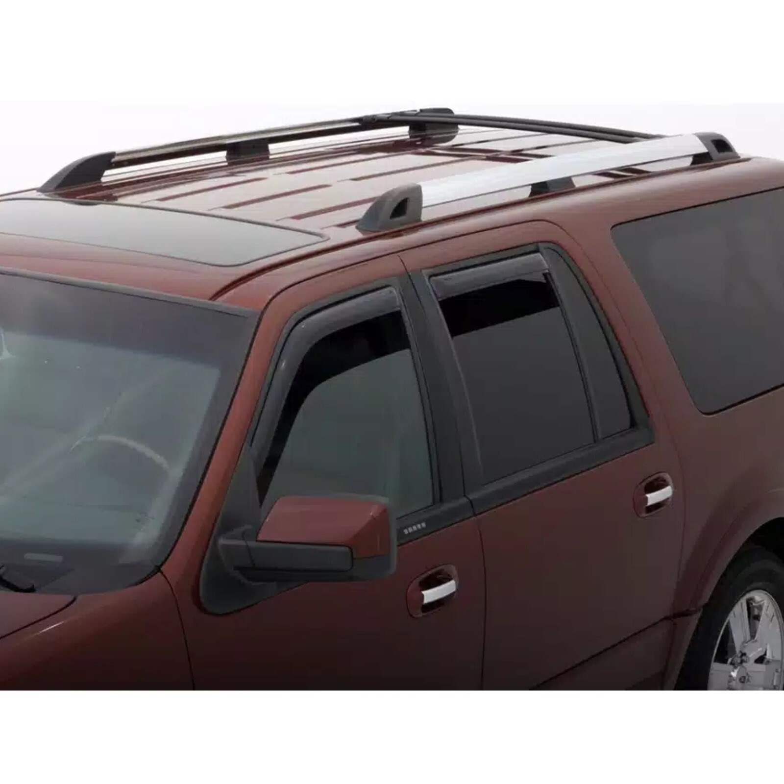 AVS Front & Rear In-Channel Smoke Window Ventvisors for Expedition Navigator