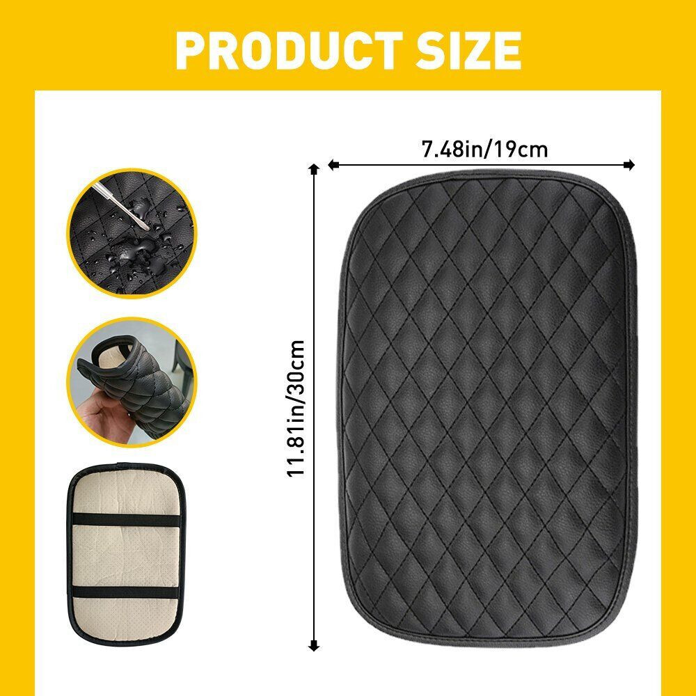 Car Accessories Armrest Cushion Cover Center Console Box Pad Protector USA