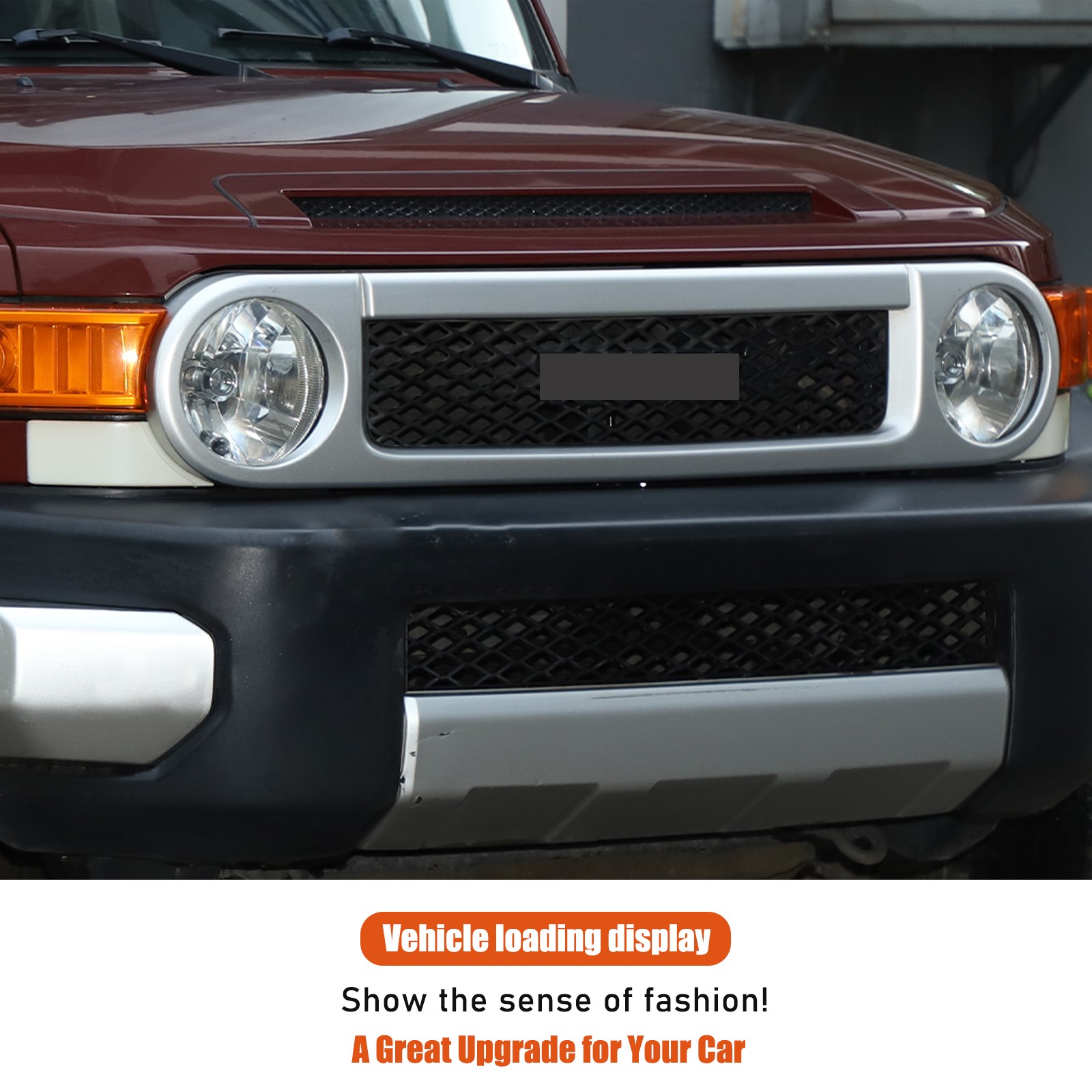 one Pair Unpainted Front Bumper Filler parts Fits Toyota FJ Cruiser 2007-2021