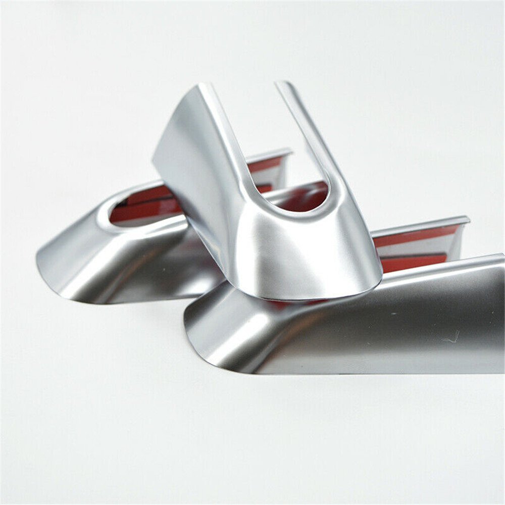 Silver ABS Side Door Handle Cover For Land Rover Discovery 5 LR5 2017+ Sport 15+