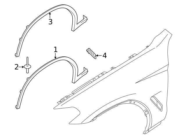 Genuine BMW Mount Plate 51-77-8-093-565
