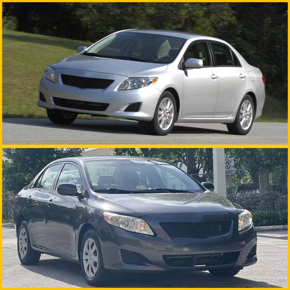 Front Bumper Insert Fog Light Cover Left+Right For 2009-2010 TOYOTA COROLLA EXD