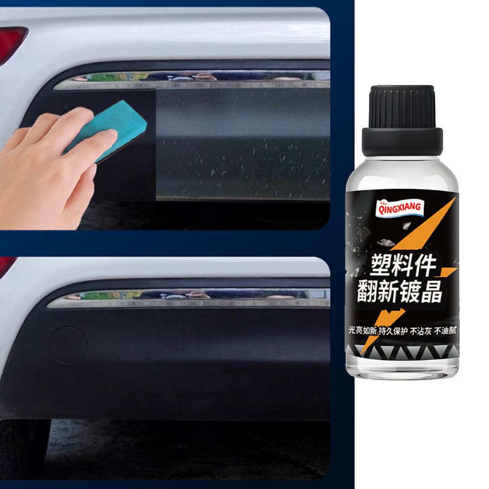 Car Plastic Restorer Back To Black Gloss Clean Polish Repair Coating Renovator.