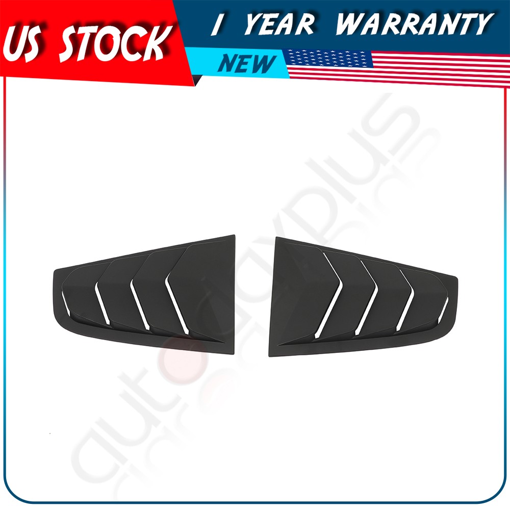 For Nissan For 350Z 2003-2008 Matte Black Side Window Louver Sun Shade Covers