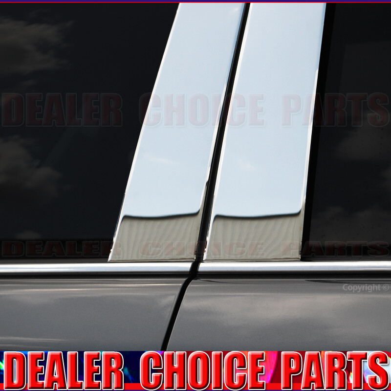 Chrome STAINLESS STEEL Pillar Posts for 2000-2005 Cadillac Deville 06-11 DTS 6pc