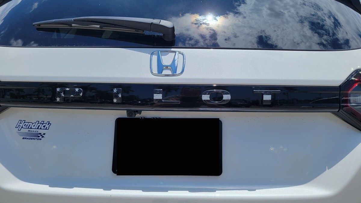 Tailgate raised reflective letters compatible with HONDA PILOT 23 24 rustic flag