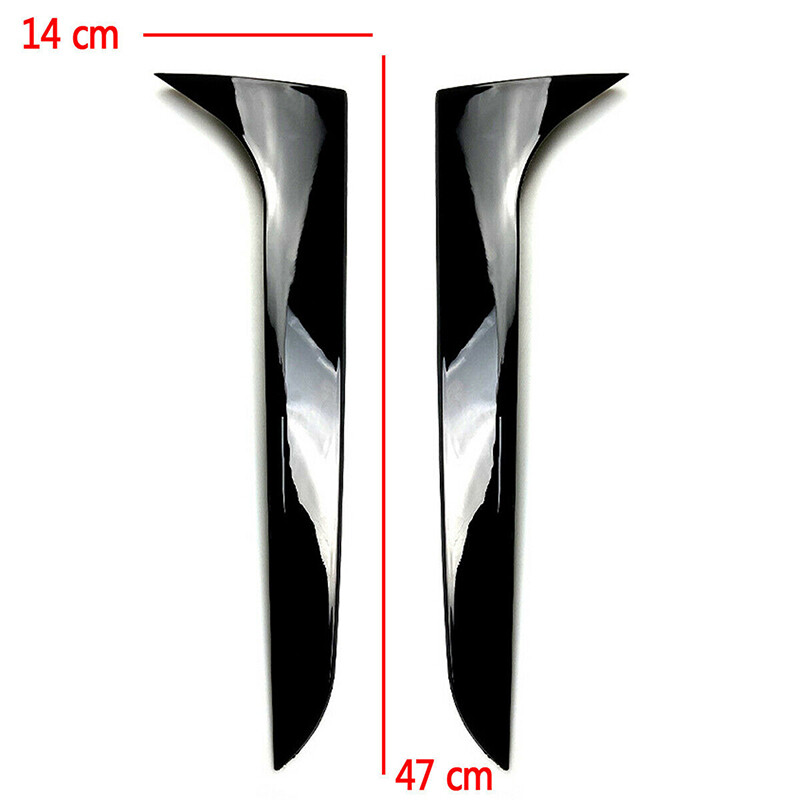 Rear Window Side Spoiler Splitter Plastic For Audi A4 B8 Allroad Avant