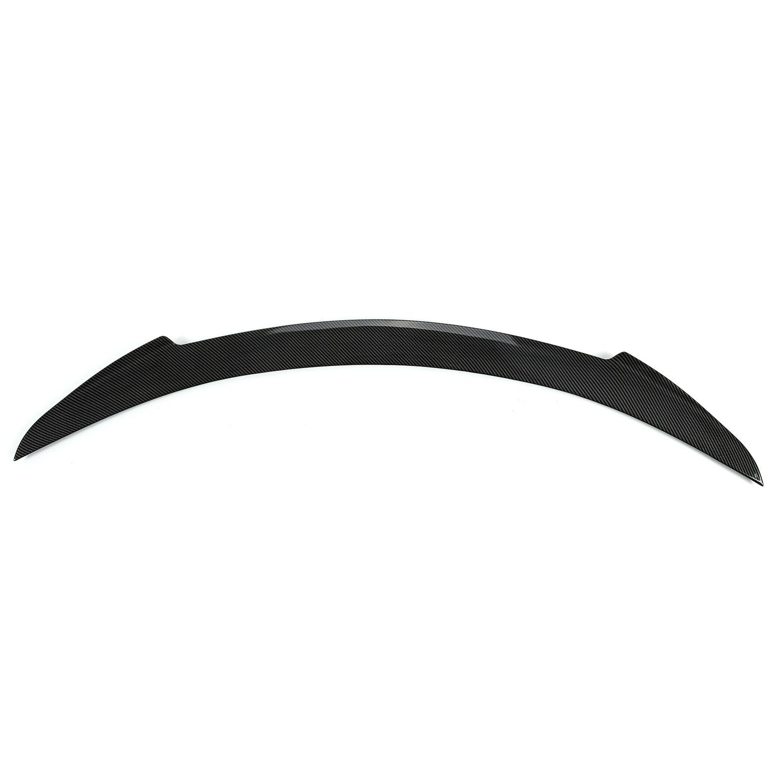 For Tesla Model S 2012-2021 Carbon Fiber Style Rear Trunk Lid Spoiler Wing ABS