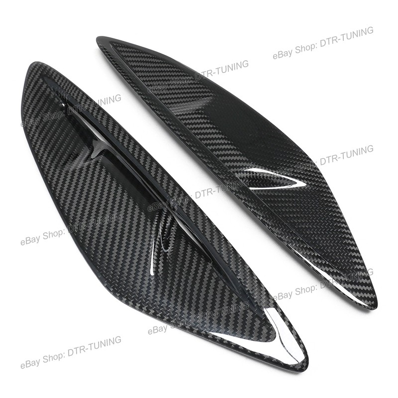 For BMW 8-Series 840i M850i Gran Coupe Dry Carbon Fiber Side Fender Vent Trims