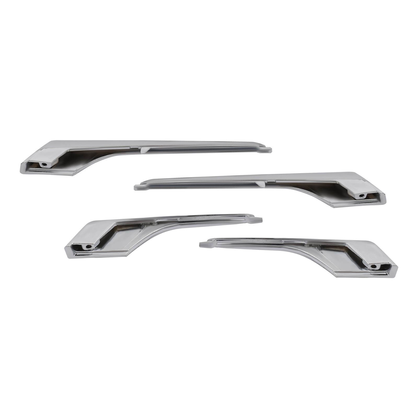 For 2016-2021 Tesla Model X Front Left Right Upper Lower Fog Light Molding Trim
