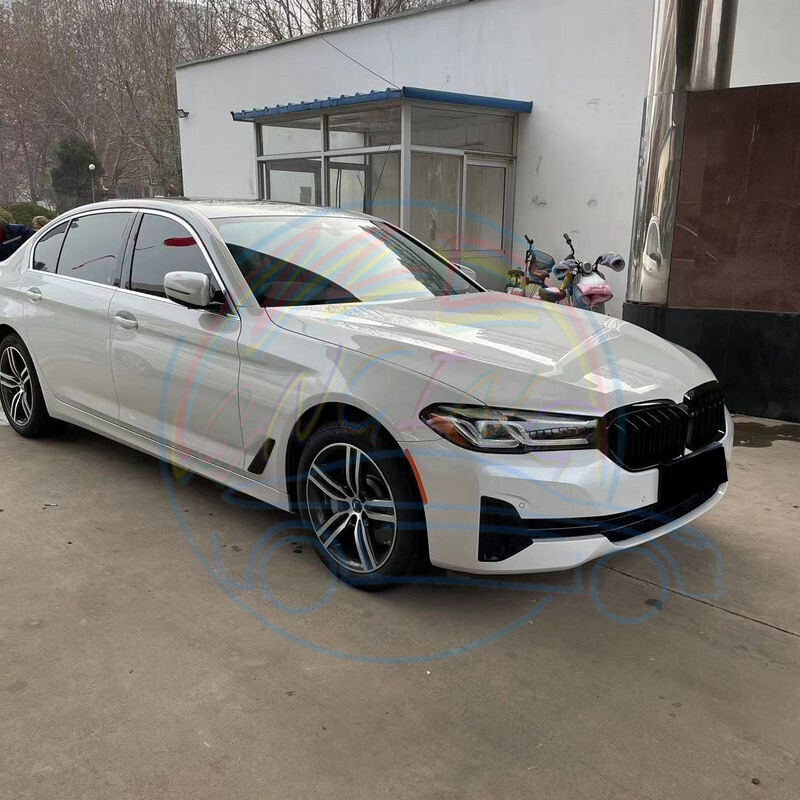 Shiny Black Front Right Bumper Grille Cover For BMW G30 5-Series Luxury 2021-23