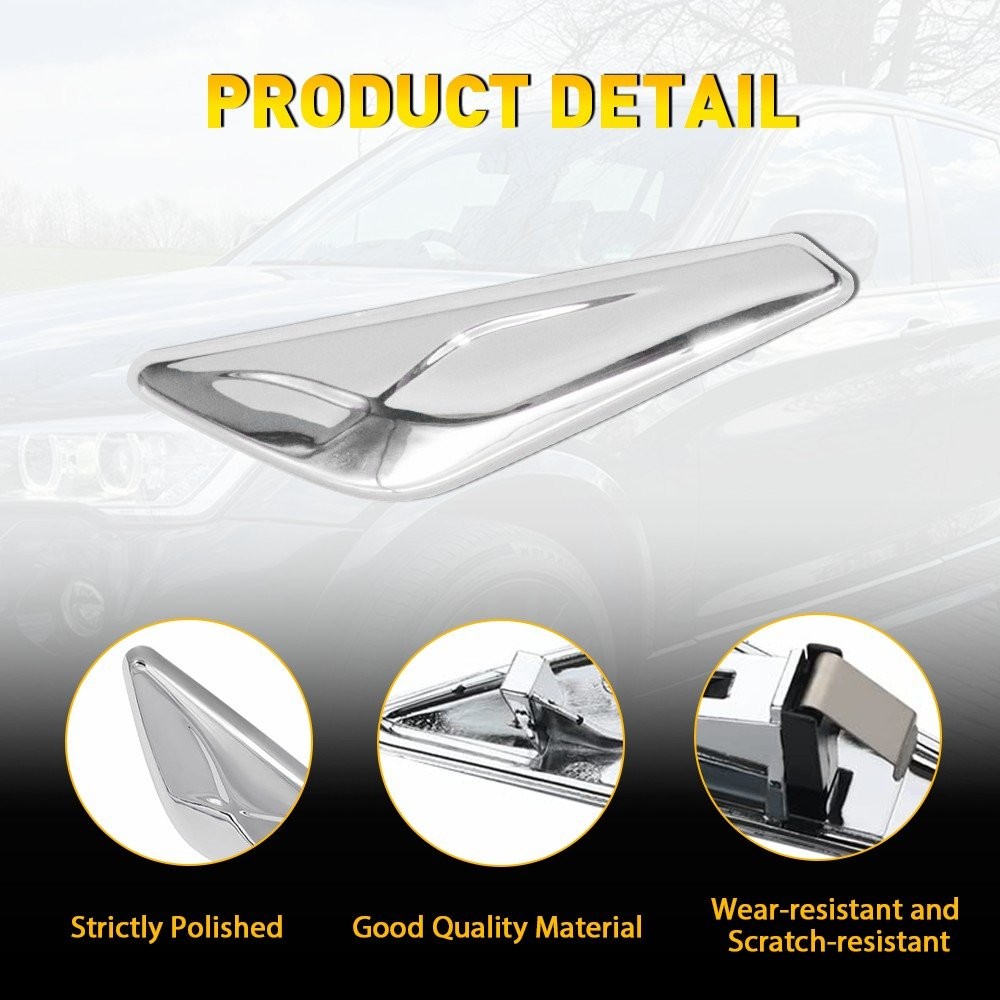 For 2015 2017 2016 BMW X4 F26 Chrome Front Left Driver Side Fender Trim Finisher