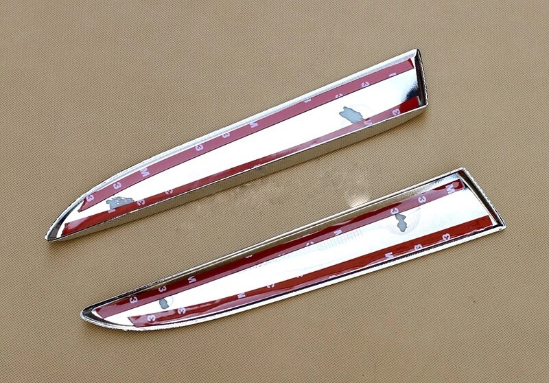 Chrome Rear Window Spoiler Trims For 2013-2019 Ford Escape Kuga Accessories