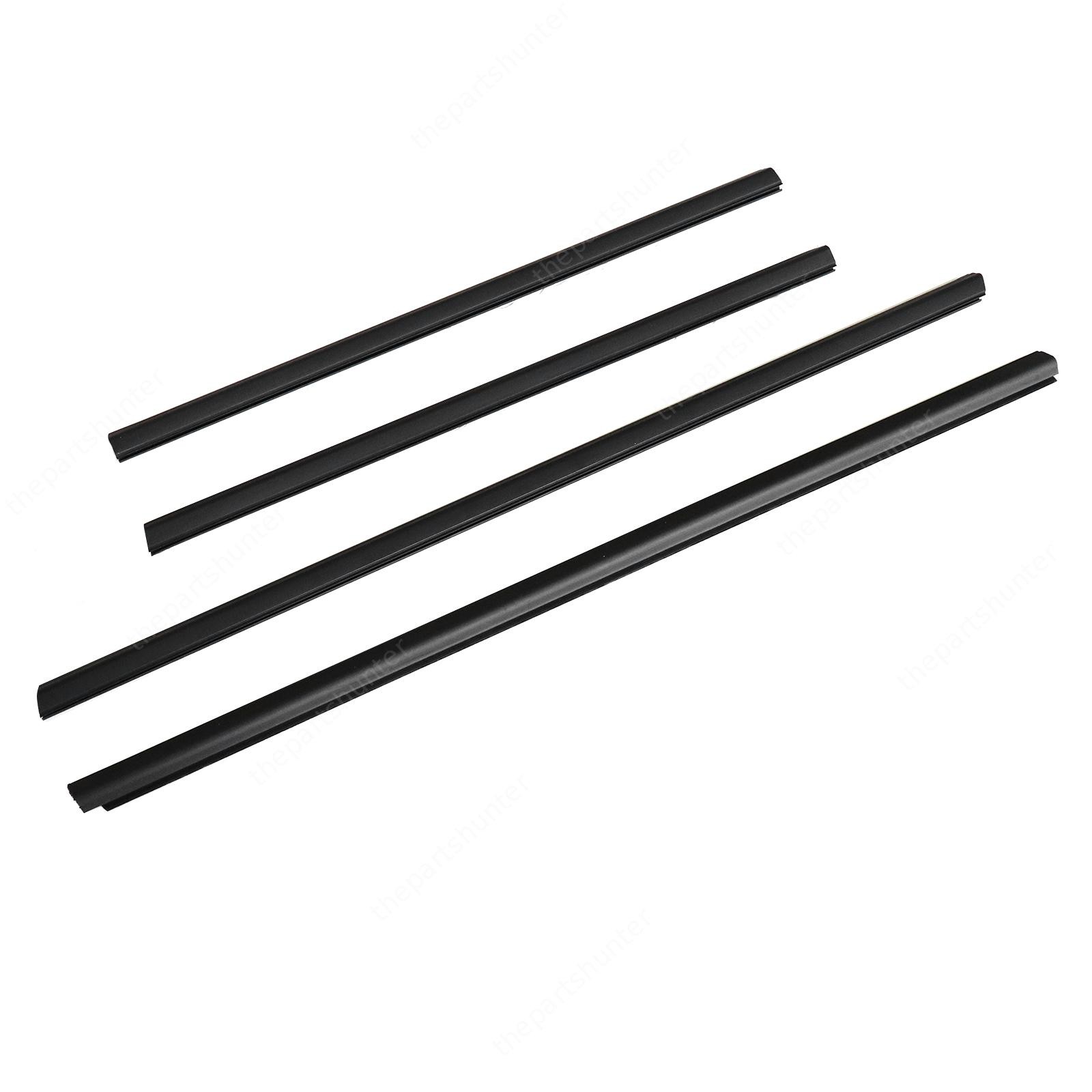 4pcs Door Belt Weather Strip Molding Seal For Honda Fit Jazz 2009-2013 USA