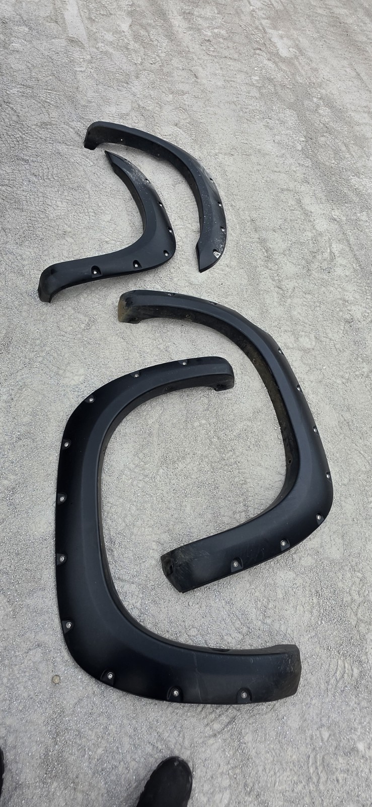 Bushwacker Black Pocket Fender Flares for 2007-2013 Toyota Tundra Front & Rear