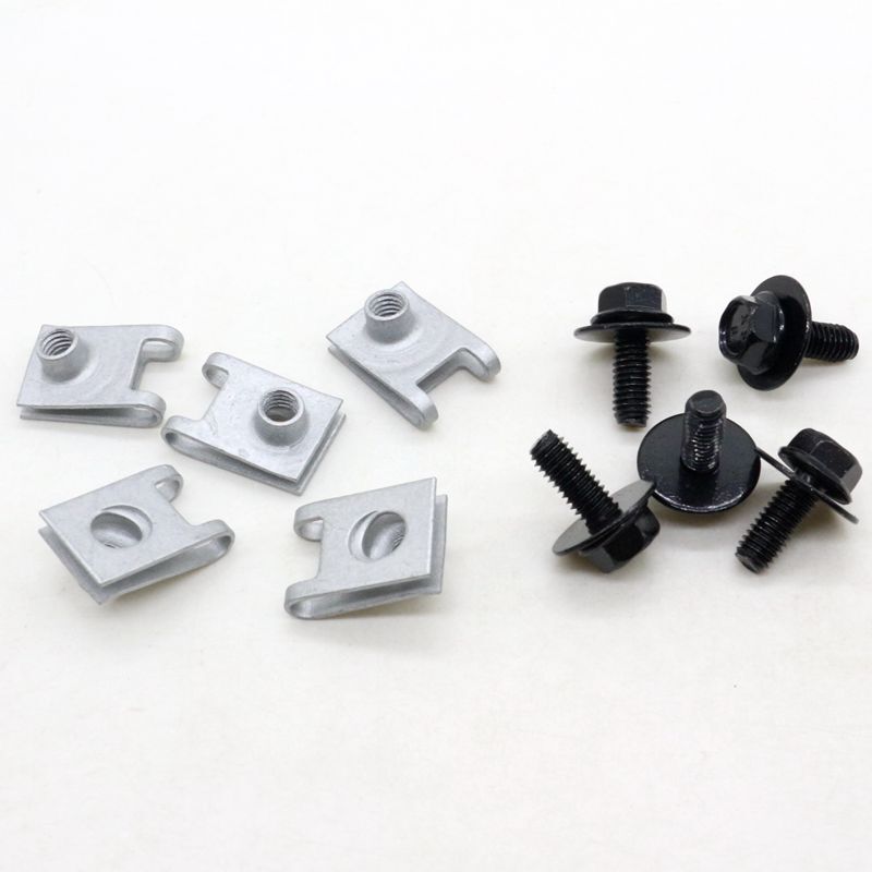 10 Screws Bolts & U-Nut Clip Retainers Kit Fits Mazda 3 5 6 CX-3 CX-30 CX-5 CX-9