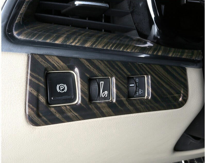 Car Interior Decoration Full Set Cover Black Wood Grain For Cadillac XT5 2016-19