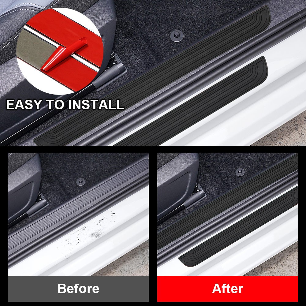 4Pcs Car Threshold Strip Door Plate Sill Scuff Cover Stickers Chevrolet Heritage