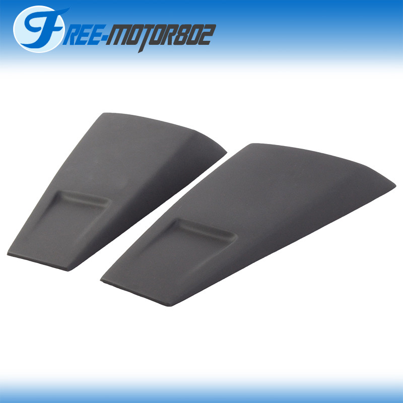 Fit 05-14 Ford Mustang PU Side Window Louvers Cover Eleanor Style Rain Sun Guard