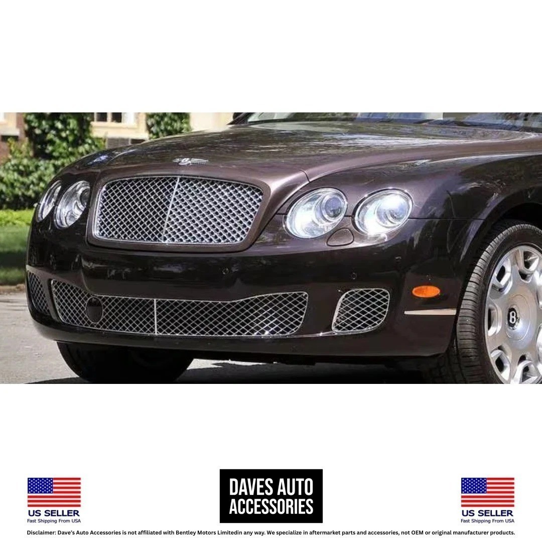 2006-2013 Bentley Flying Spur Headlight Chrome Bezel Ring Set