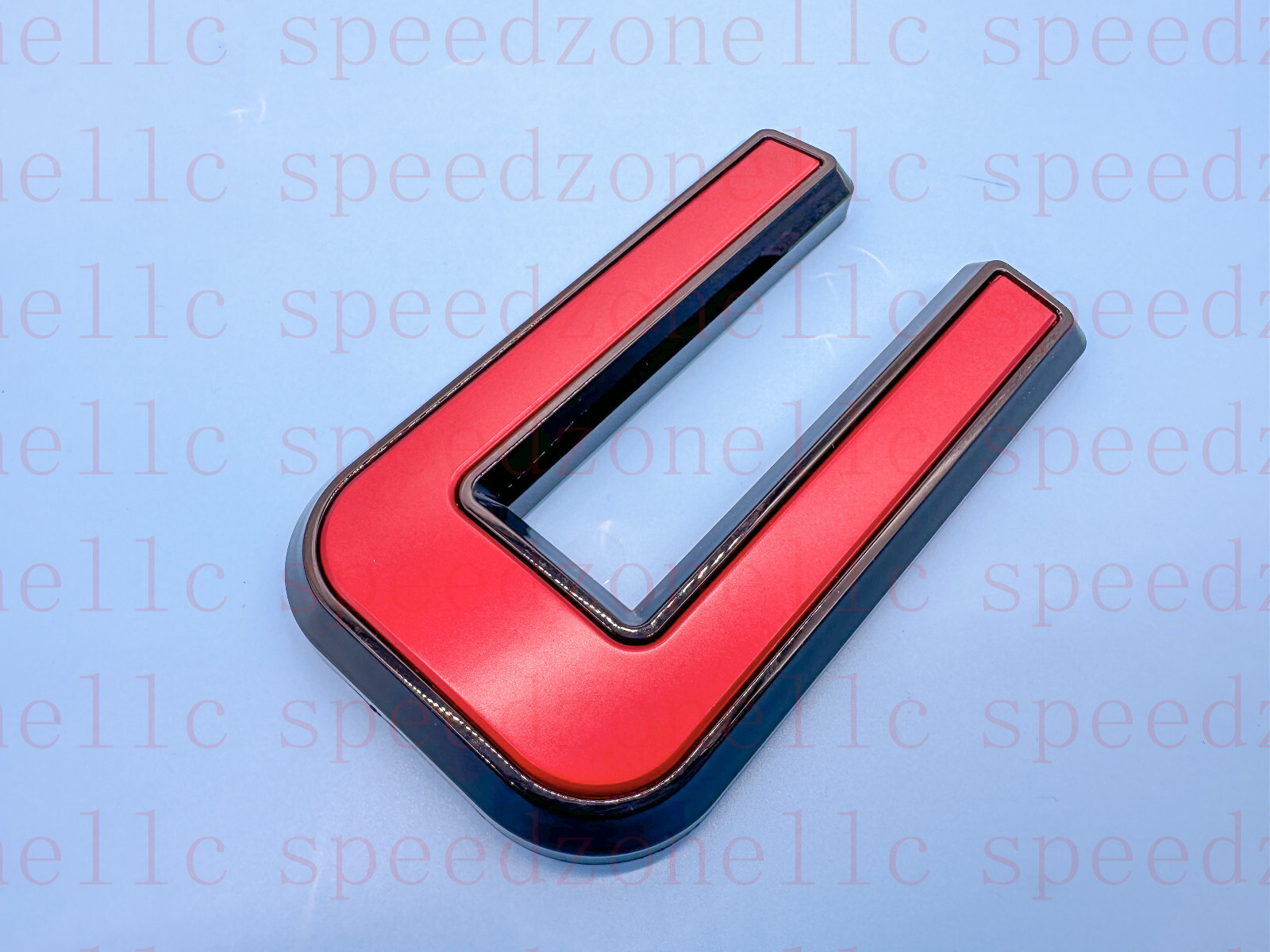 Front Red Black Emblem Overlay 2019-2024 GMC Sierra 1500 2500HD 3500HD