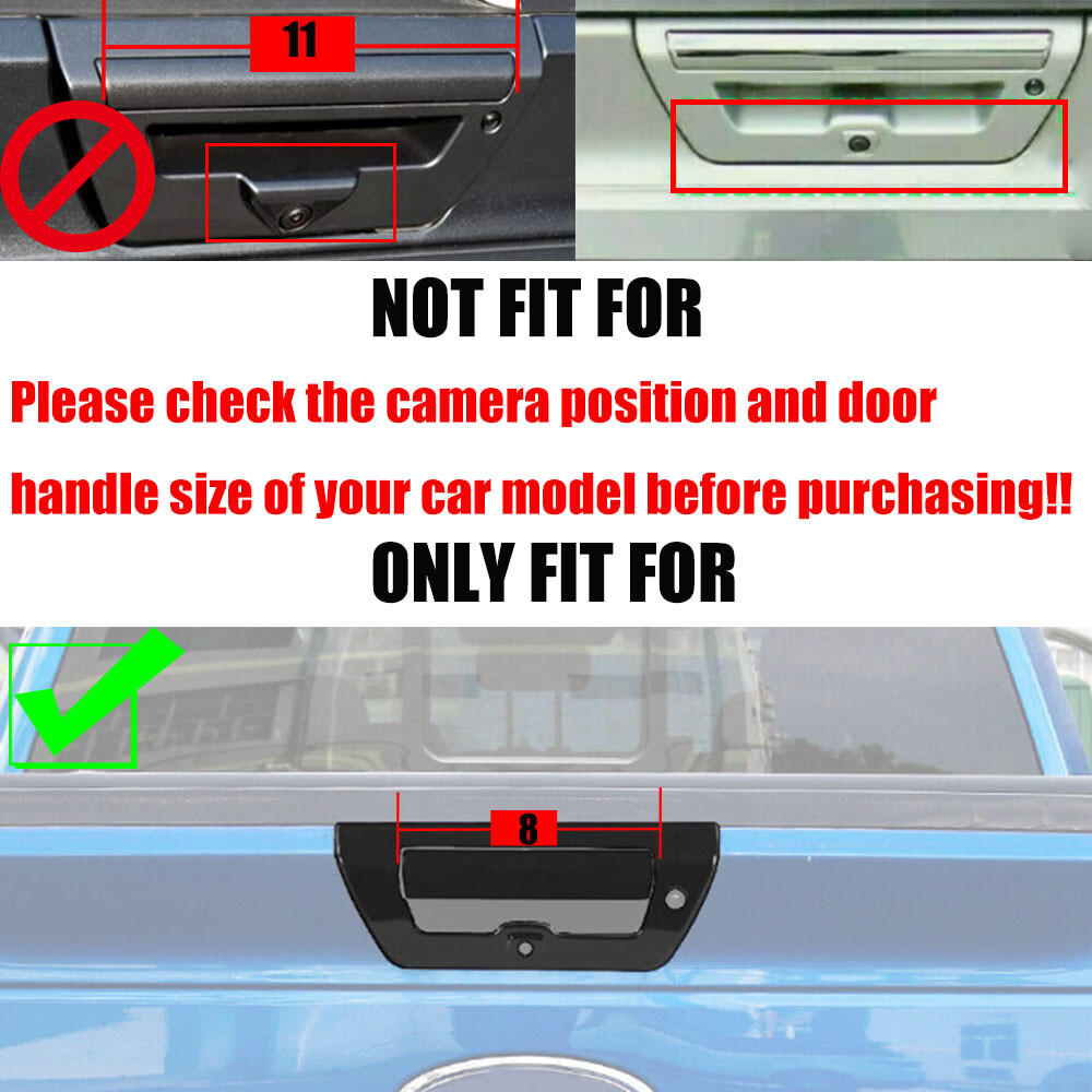Oxford White Tailgate Handle COVER Trim For 2015 2016 2017 FORD F150 F-150 Door