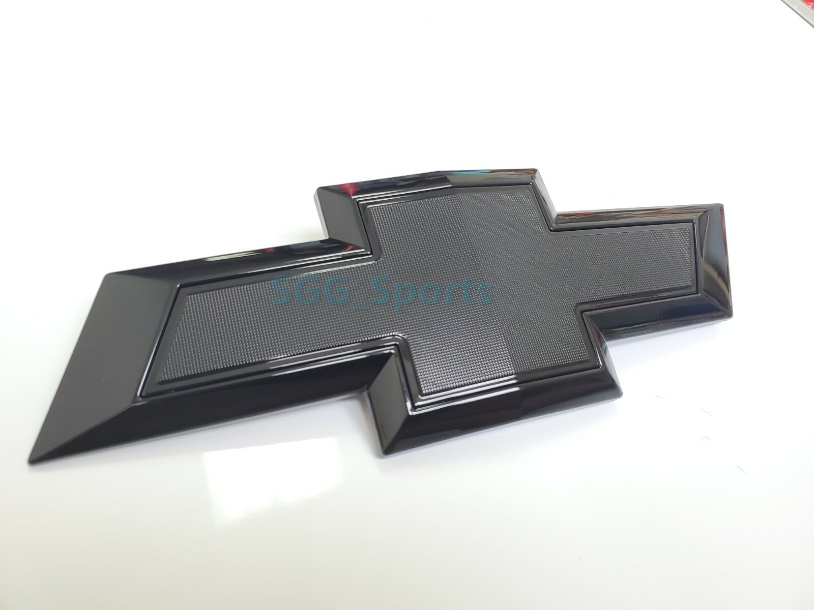2019-2021 Chevrolet Silverado 1500 Bowtie Front Grille Emblem Badge Gloss Black