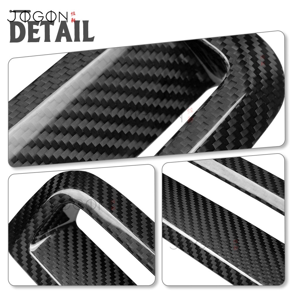 For BMW G26 i4 M440i Gran Coupe Carbon Front Fog Light Grille Side Vent Cover