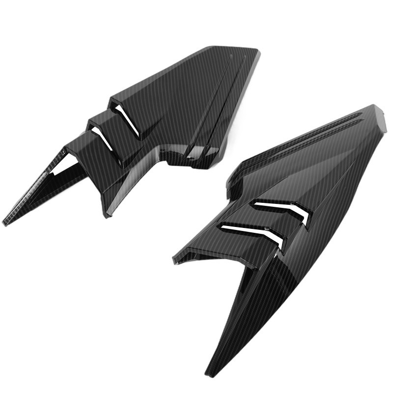 2X Carbon Fiber Rear Upper Intake Port Cover For 2020-2026 Corvette C8 Z51 Z06