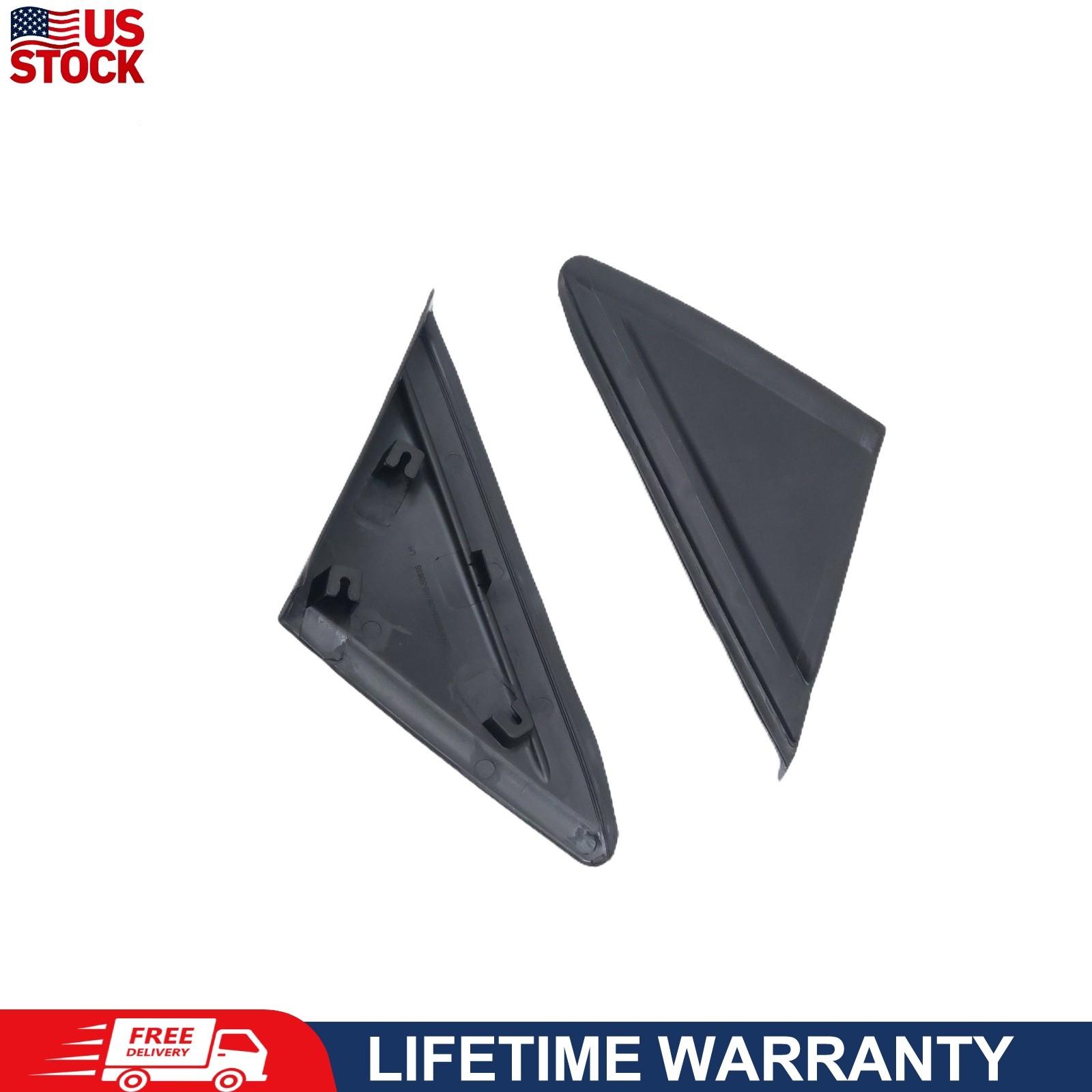 Front Left+Right Mirror Corner Triangle Fender Cover For 13-19 Ford Escape New