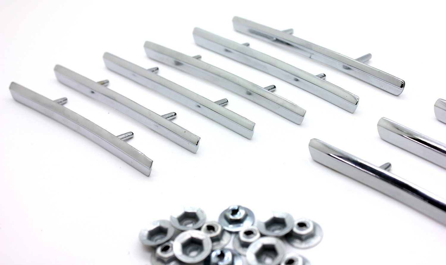 NEW Rear Fender Louver Vent Trim Set 12-PC & Nuts / For 67-68 FIREBIRD Quarter