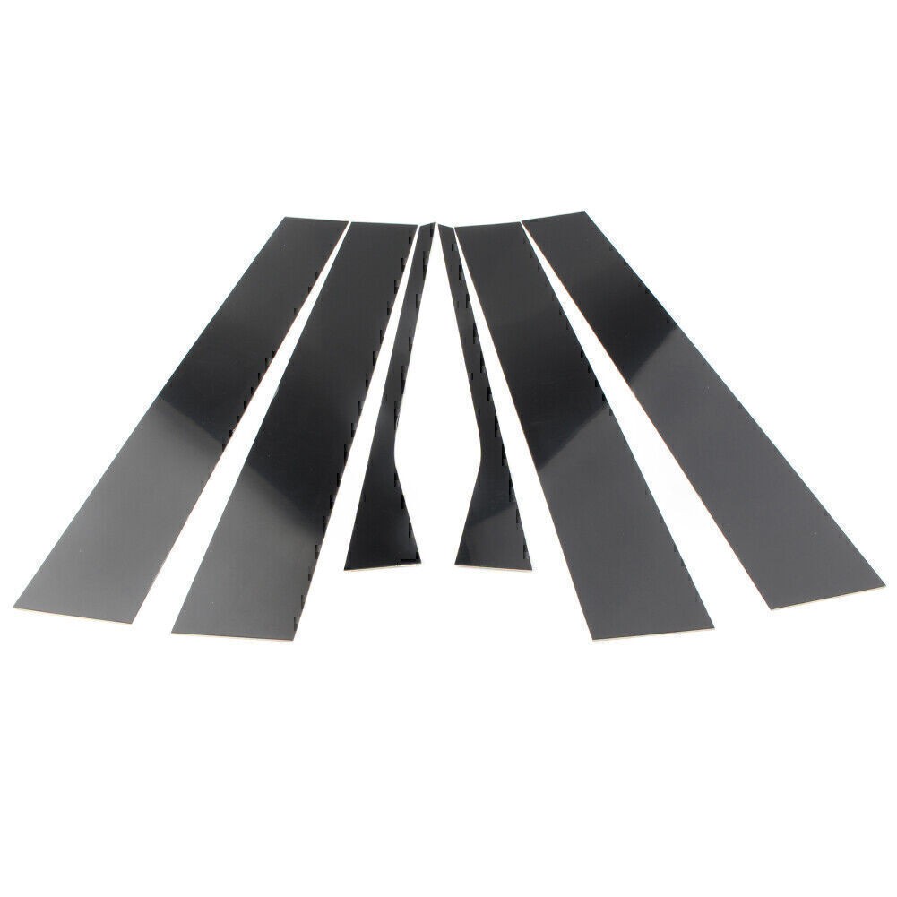 Pillar Posts Door Trim Glossy Black Cover FOR VW Jetta Sedan 2006-2010 (6pcs)