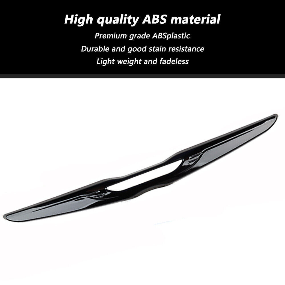Glossy Black Exterior Rear Trunk Center Emblem Badge Cover For Chrysler 300 11+