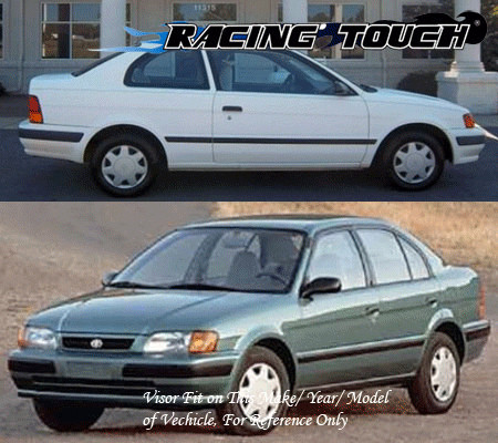 Window Visor Rain Guard For Toyota Tercel 1995 1996 1997 1998 1999 95-99 2D