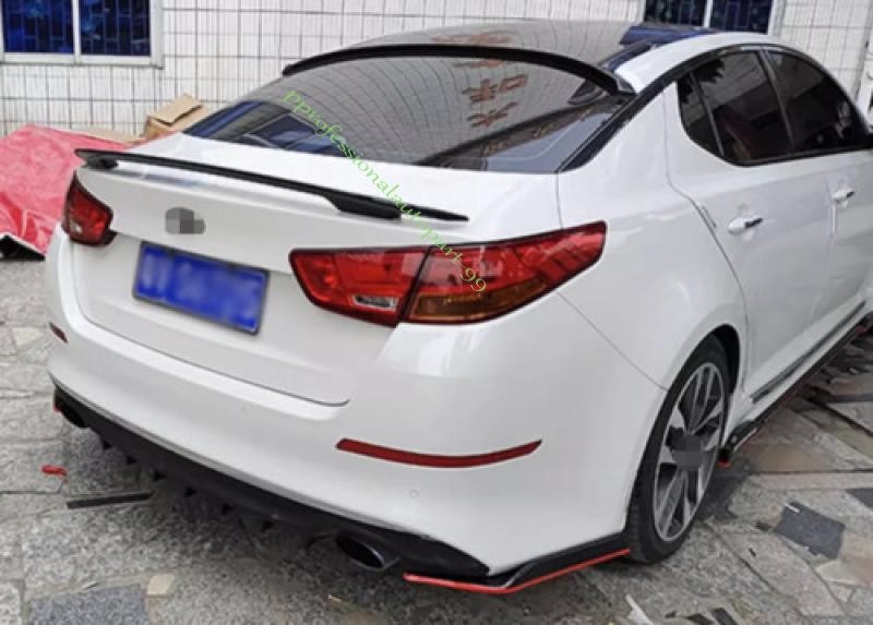 For Kia K5 Optima 2011-2015 Glossy Black Rear Spoiler Tail Trunk Lip Wing Bar 1X