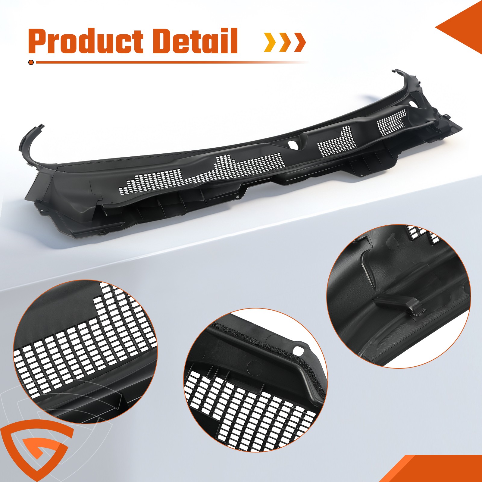 Grille Wiper Cowl Windshield Panel For Dodge Ram 1500 2500 3500 2009-2024 New