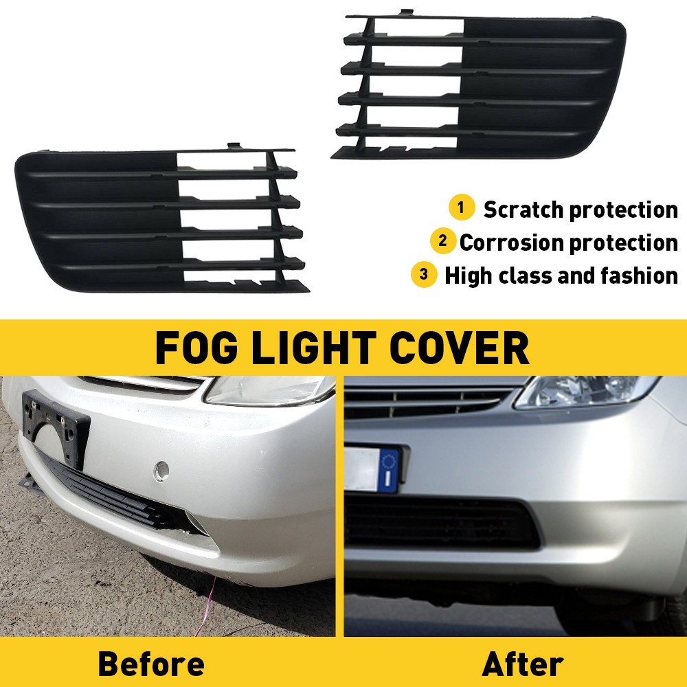 Fog Light Hole Cover For Toyota Prius 2004-2009 & 07-09 Base Touring TO1039119