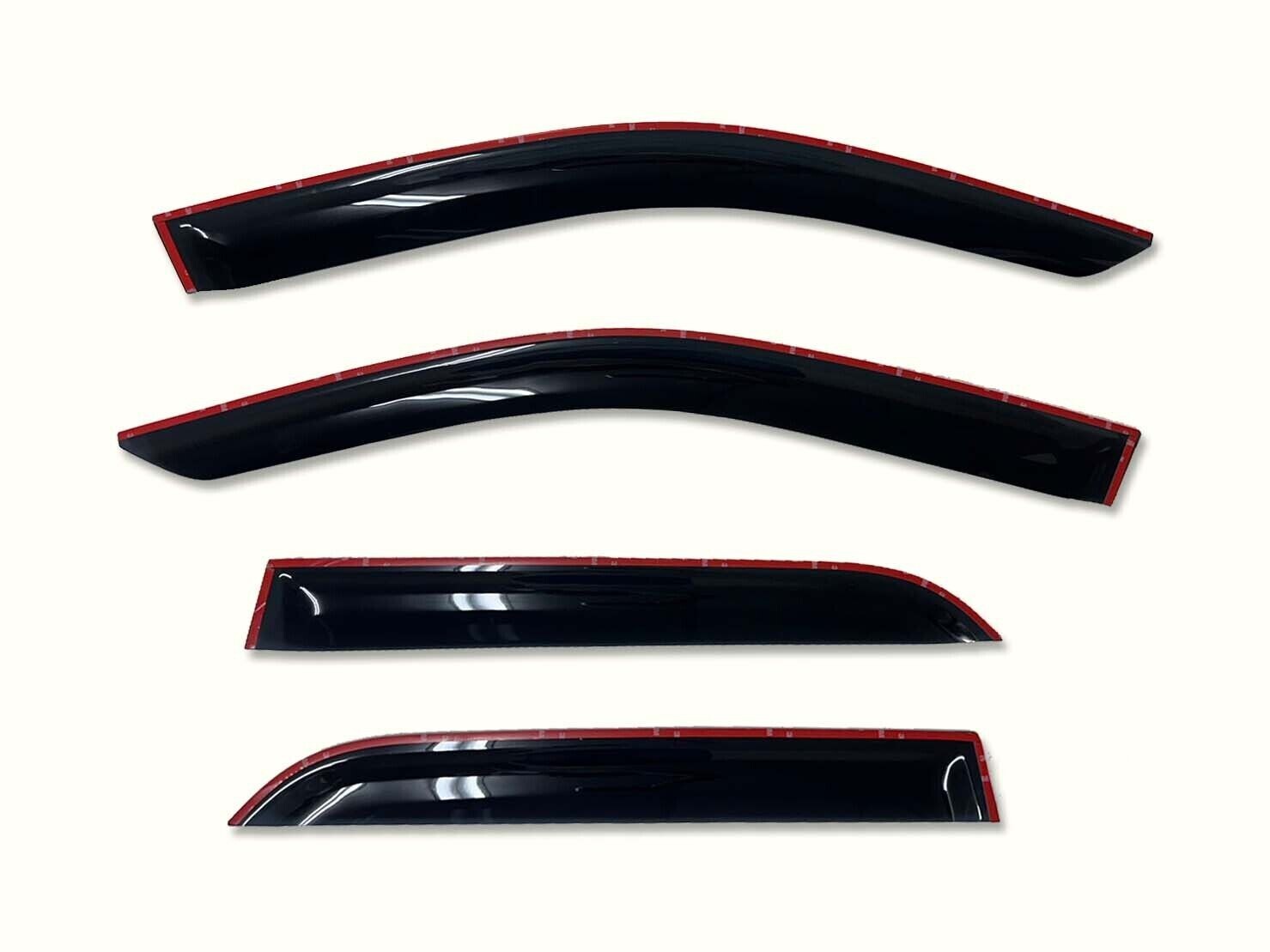 For 12-19 Mercedes ML GLE Smoke Tint Window Visors Sun Wind Rain Guard Deflector