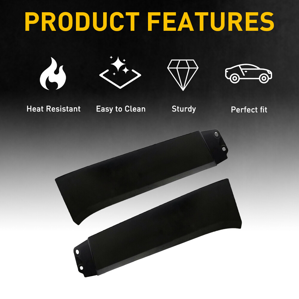 2x Front Bumper Grille Headlight Filler Trim Cover For 2007-2013 Toyota Tundra